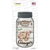 Ginger Farmers Market Novelty Mason Jar Sticker Decal