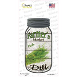Dill Farmers Market Novelty Mason Jar Sticker Decal