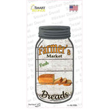 Breads Farmers Market Novelty Mason Jar Sticker Decal
