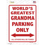 Worlds Greatest Grandma Novelty Rectangle Sticker Decal