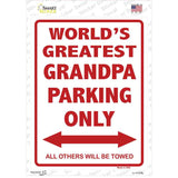 Worlds Greatest Grandpa Novelty Rectangle Sticker Decal