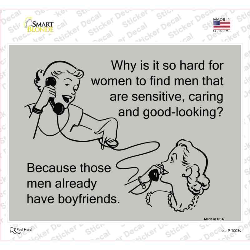 Why Is It So Hard For Women Novelty Rectangle Sticker Decal
