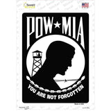POW MIA Novelty Rectangle Sticker Decal