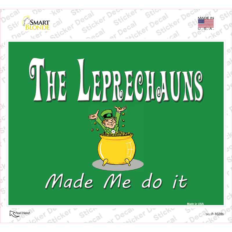 The Leprechauns Novelty Rectangle Sticker Decal