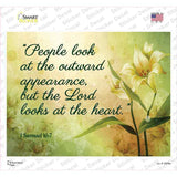 Lord Looks At The Heart Novelty Rectangle Sticker Decal