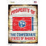 Property Of Tennessee Novelty Rectangle Sticker Decal