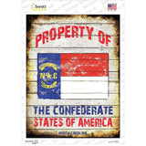 Property Of North Carolina Novelty Rectangle Sticker Decal