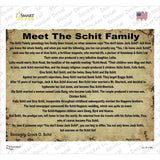 Meet The Schit Family Novelty Rectangle Sticker Decal