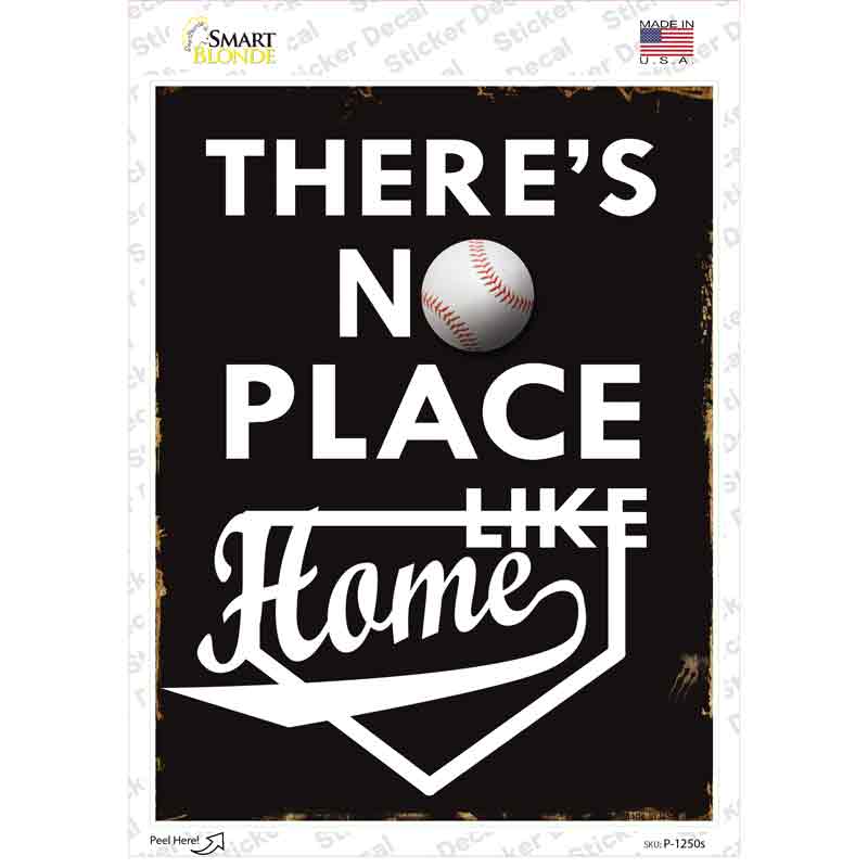 No Place Like Home Novelty Rectangle Sticker Decal