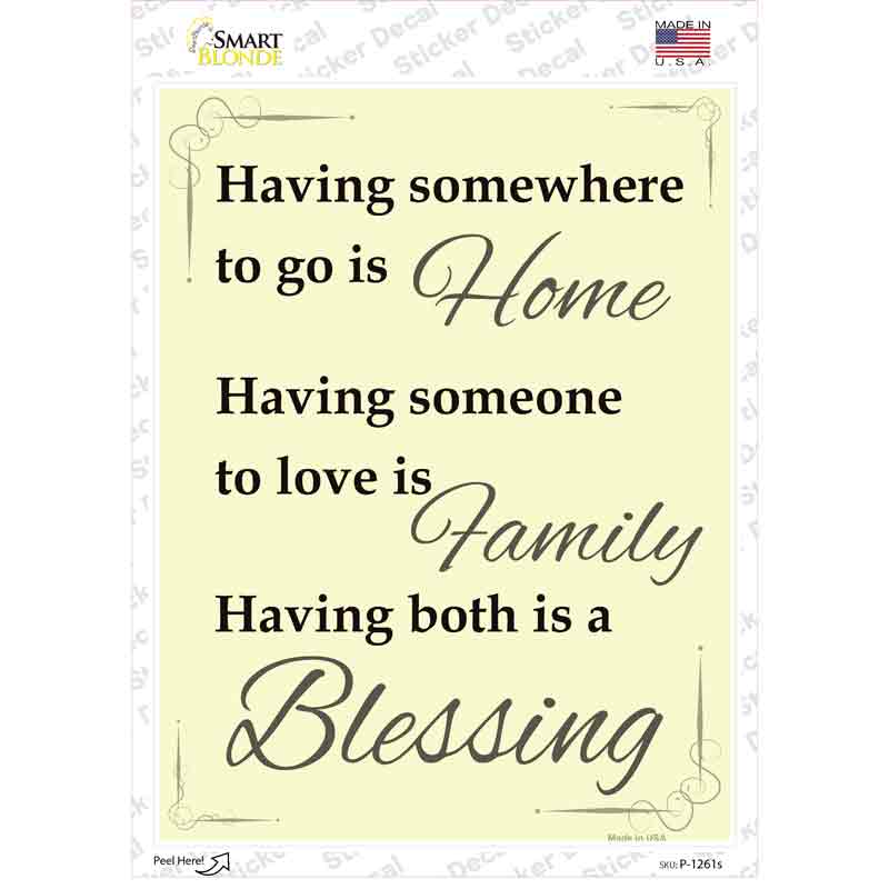 Having Somewhere Novelty Rectangle Sticker Decal
