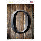 Letter O Novelty Rectangle Sticker Decal