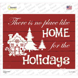 Home For The Holidays Novelty Rectangle Sticker Decal