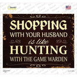 Shopping Novelty Rectangle Sticker Decal