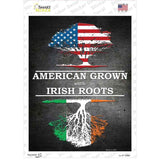 American Grown Irish Roots Novelty Rectangle Sticker Decal