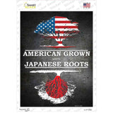 American Grown Japanese Roots Novelty Rectangle Sticker Decal