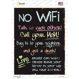 No WiFi Novelty Rectangle Sticker Decal