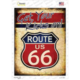 Get Your Kicks On Novelty Rectangle Sticker Decal