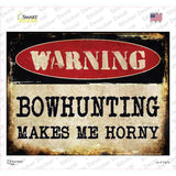 Bowhunting Novelty Rectangle Sticker Decal