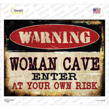 Women Cave Novelty Rectangle Sticker Decal