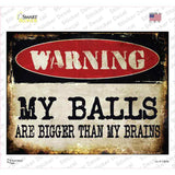 My Balls Novelty Rectangle Sticker Decal