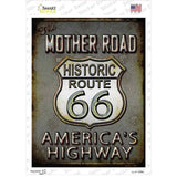 Historic Mother Road Route 66 Novelty Rectangle Sticker Decal