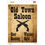 Old Town Saloon Novelty Rectangle Sticker Decal