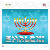 Shalom Novelty Rectangle Sticker Decal