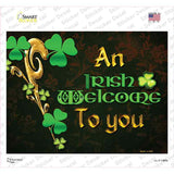 An Irish Welcome To You Novelty Rectangle Sticker Decal