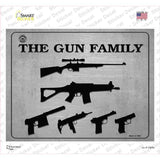 The Gun Family Novelty Rectangle Sticker Decal