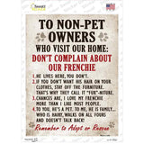 Complain About Our Frenchie Novelty Rectangle Sticker Decal