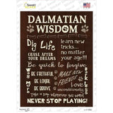 Dalmatian Wisdom Novelty Rectangle Sticker Decal