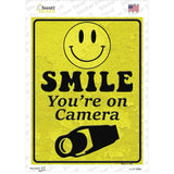 Smile Youre On Camera Novelty Rectangle Sticker Decal