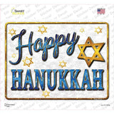 Happy Hanukkah Novelty Rectangle Sticker Decal