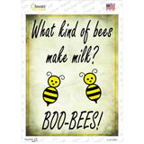 Boo Bees Pun Novelty Rectangle Sticker Decal