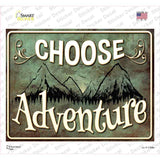 Choose Adventure Novelty Rectangle Sticker Decal
