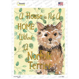 Not A Home Without A Norfolk Terrier Novelty Rectangle Sticker Decal
