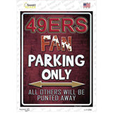 49ers Novelty Rectangle Sticker Decal