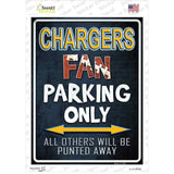 Chargers Novelty Rectangle Sticker Decal