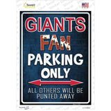 Giants Novelty Rectangle Sticker Decal
