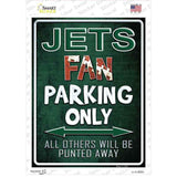 Jets Novelty Rectangle Sticker Decal