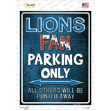 Lions Novelty Rectangle Sticker Decal