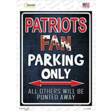Patriots Novelty Rectangle Sticker Decal