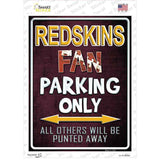 Redskins Novelty Rectangle Sticker Decal