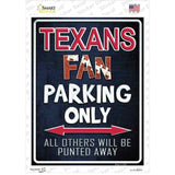 Texans Novelty Rectangle Sticker Decal
