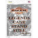 Legends Novelty Rectangle Sticker Decal