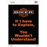 Explain Novelty Rectangle Sticker Decal