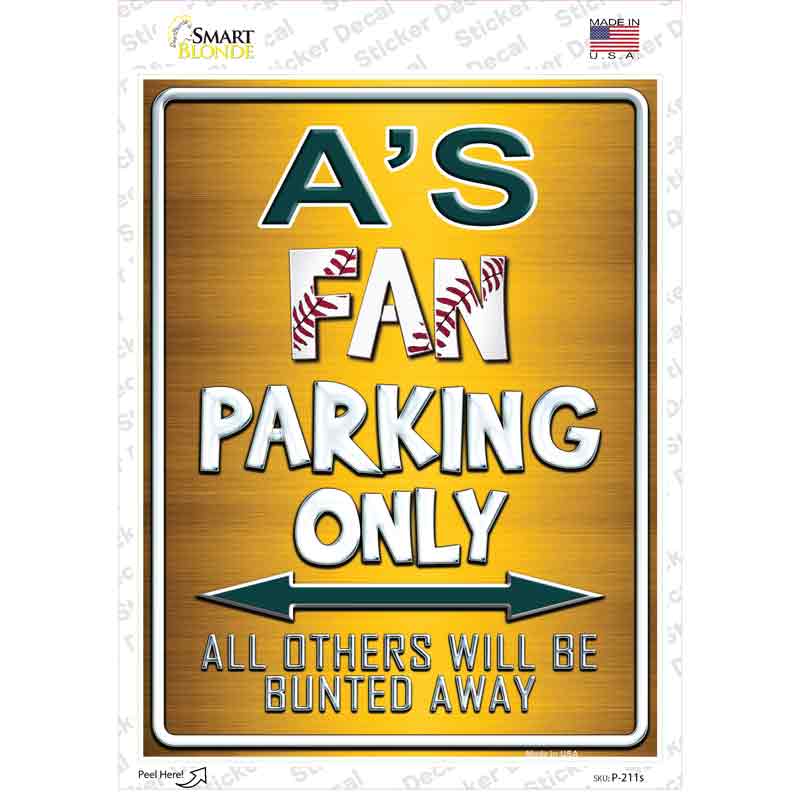 Athletics Novelty Rectangle Sticker Decal