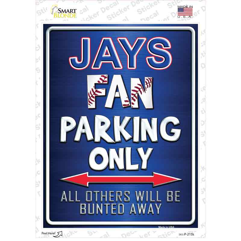 Jays Novelty Rectangle Sticker Decal