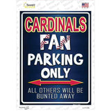 Cardinals Red Novelty Rectangle Sticker Decal