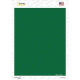 Solid Green Novelty Rectangle Sticker Decal